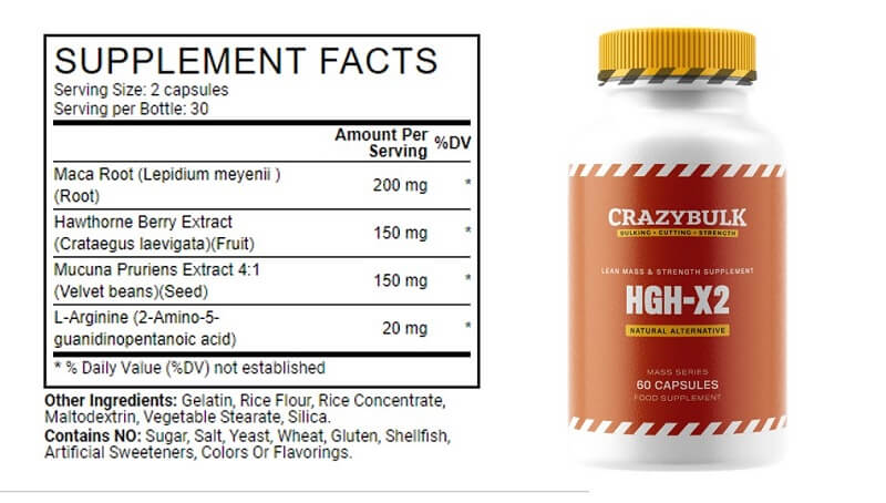 HGH-X2-Ingredients-list